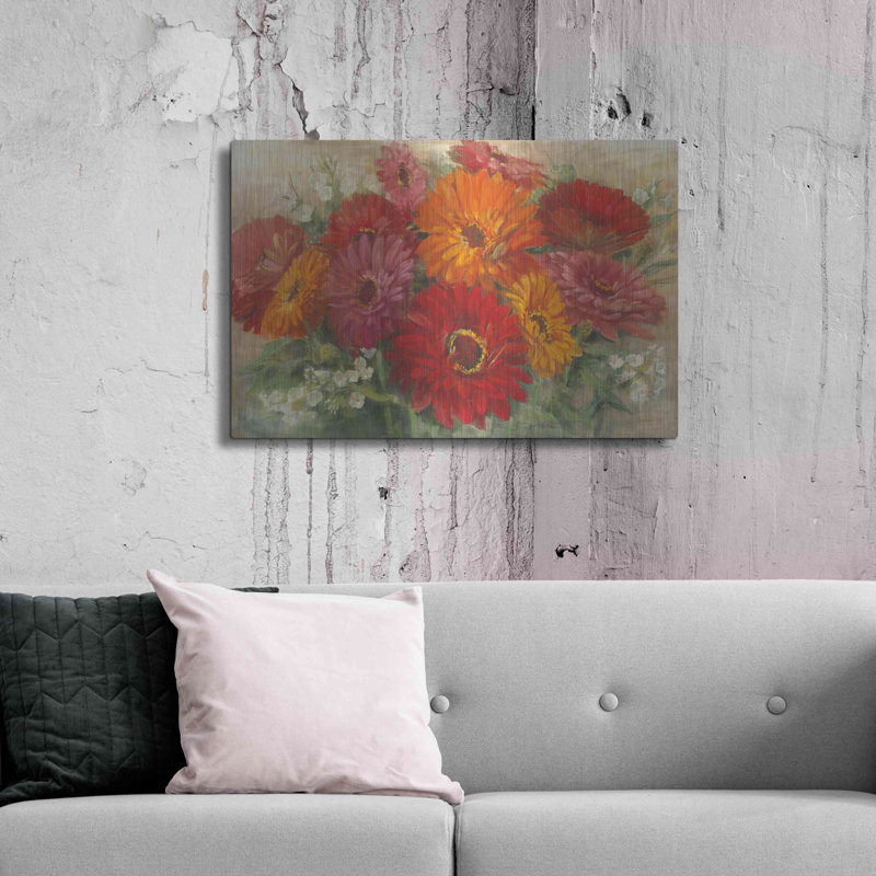 «Summer Gerbera Bouquet» par Carol Rowan, H 24 po x l 36 po