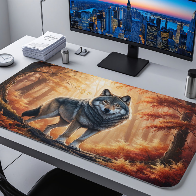Polyester Desk Pad, 31.5x15.5