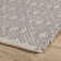 Optic Diamond Grey/Ivory Handwoven Cotton Rug