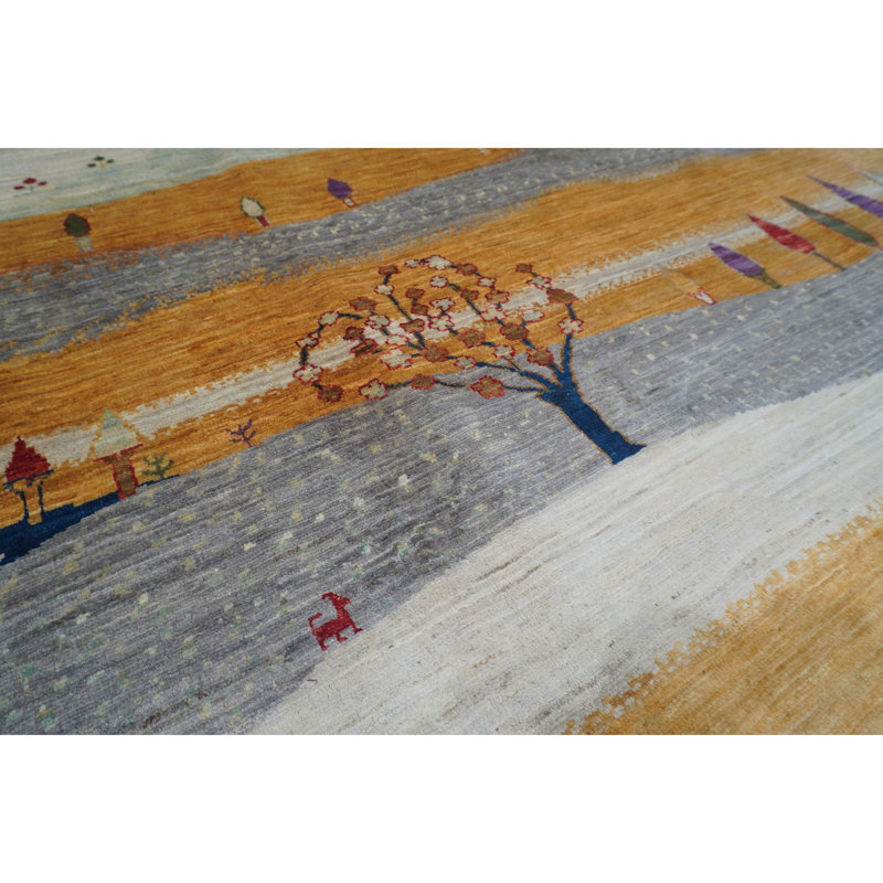Bokara Rug Co., Inc. High-Quality Hand-Knotted Yellow And Multi Area ...