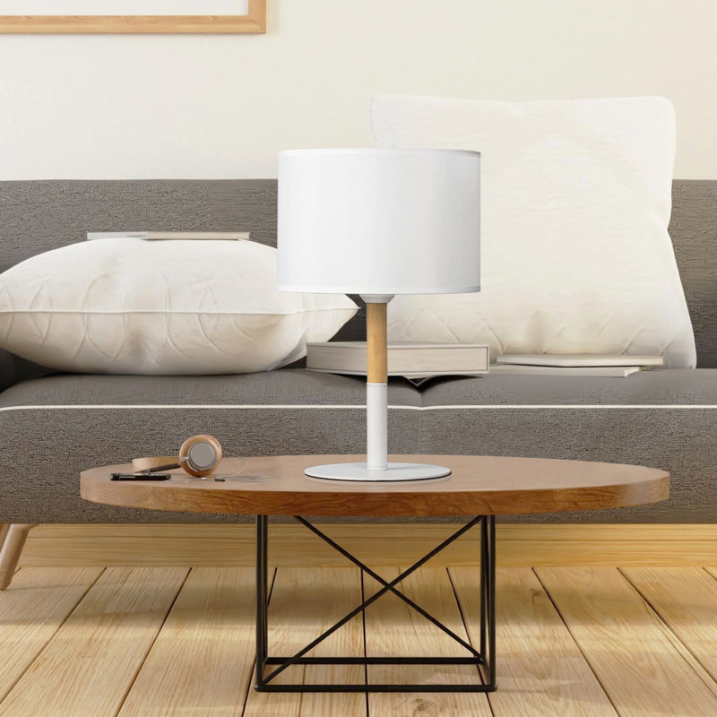 Lampe de table blanche 16,2 po