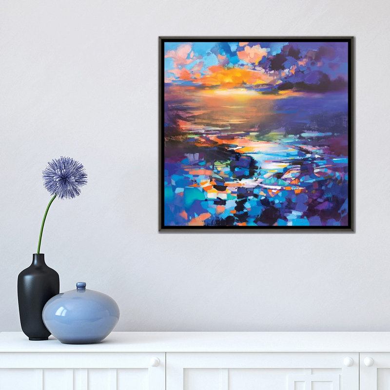 «Hope Resonates» par Scott Naismith - impression d'art graphique, H 18 po x l 18 po x 1,5 po, Pas de tapis