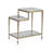 Signature Designs Sashay Gold Rectangular End Table