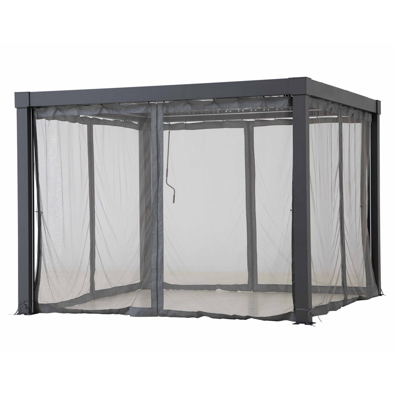 Net for cedar wood Gazebo 395cm x 395cm, 290cm H x 210cm W x 3cm D