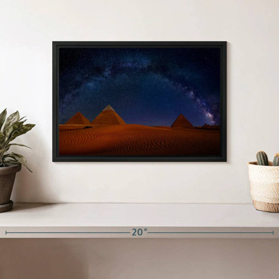 Starry Sky Over Giza Pyramids