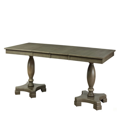 Waylon Gray Oak Finish Dining Table
