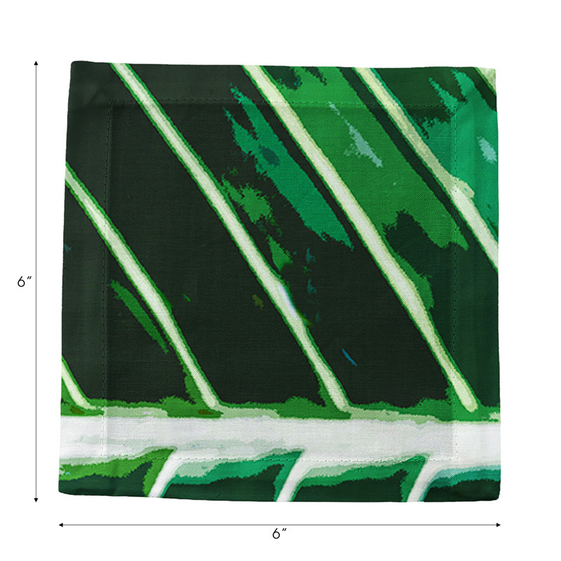 Square Napkins, Green 