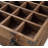 Solid Wood Top End Table