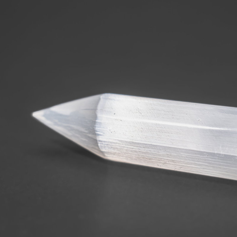 Baguette de massage Selenite Point du Maroc