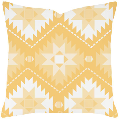 Housse de coussin en coton carrée/insert Aztec