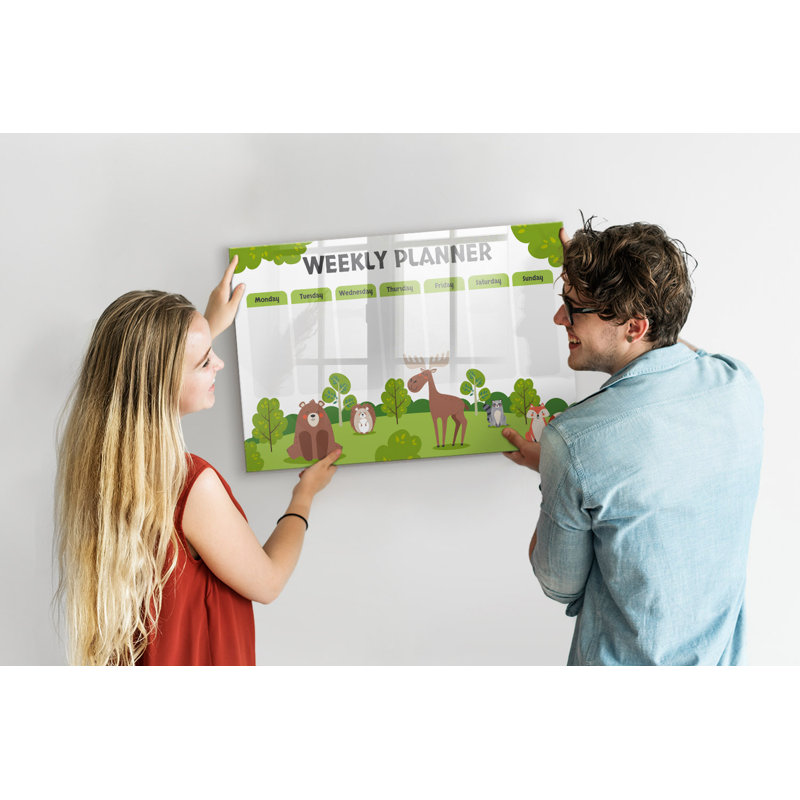 Magnetic Glass Dry Erase Board