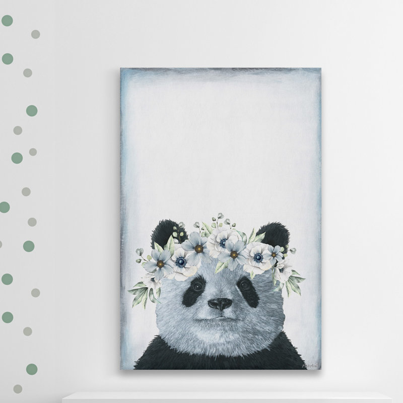 «Cutie Panda», reproduction sur toile tendue, H 36 po x l 24 po x P 1,5 po