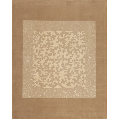 Concerto Hand Knotted Area Rug in Beige/Gold