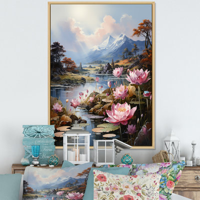" Japan River Landscape In Autumn II "