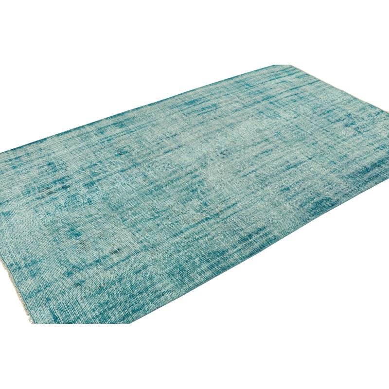 One-of-a-Kind 4'11"X8' Hand Knotted Area Rug
