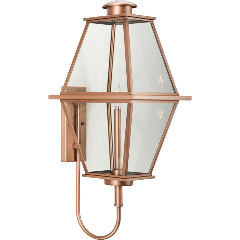 Didama Wall Light, Antique Copper, 32" H x 12.75" W x 13.87" D