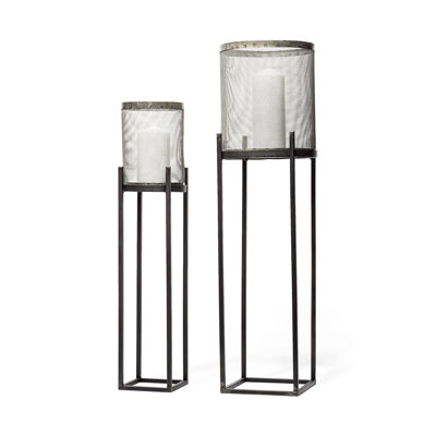31'' H Metal Floor Lantern