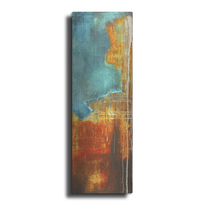 Winston Porter «Emeralds Cave I» par Erin Ashley, art mural en métal