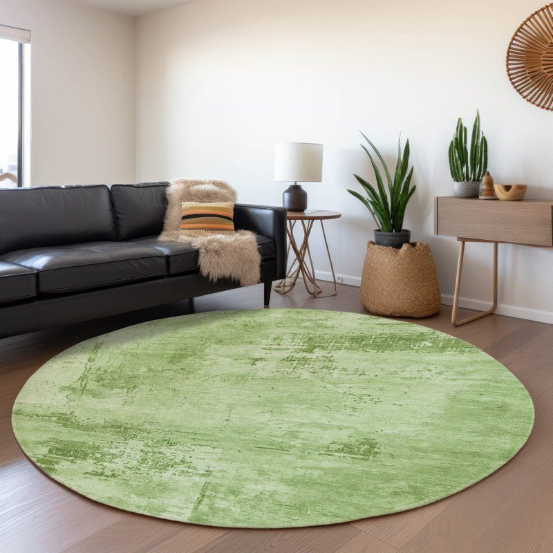 Tapis de qualité supérieure lavable à la machine Cortes AMF1062, Rond 8 pi