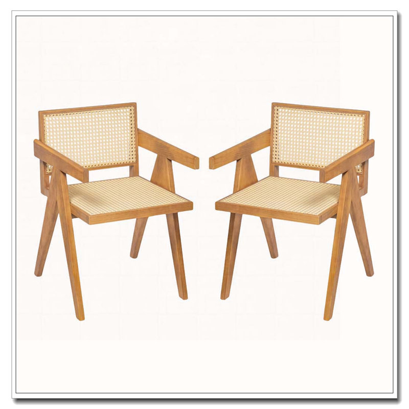 Arm Dining Chair, Natural