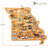 Missouri Cutting & Serving Board with Artwork by Fish Kiss