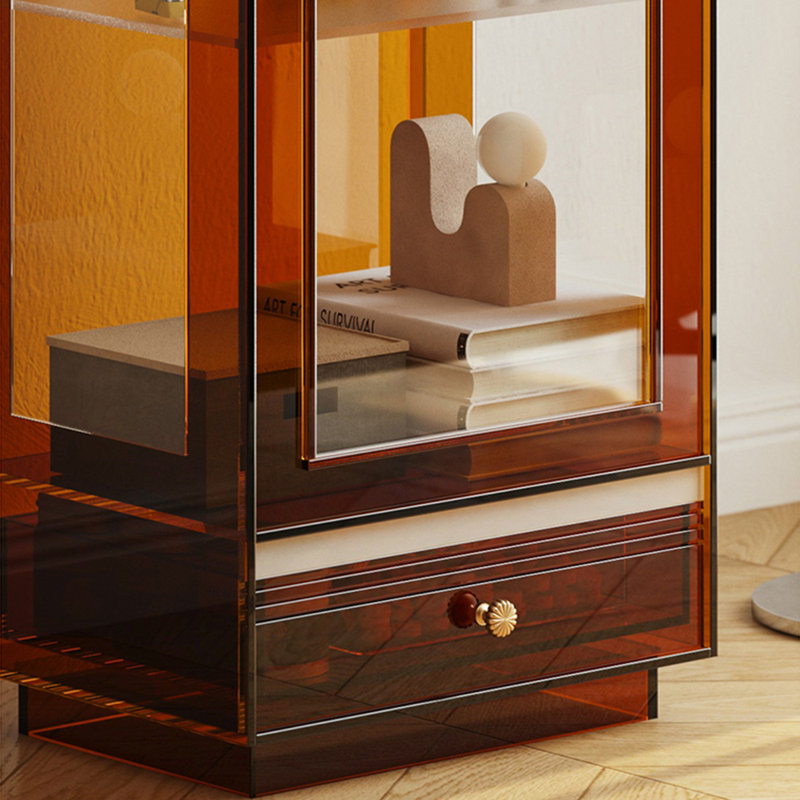 Bibliothèque légère de luxe American Style, Brun