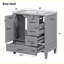 Ensemble d'armoire de salle de bain moderne avec évier-105352962