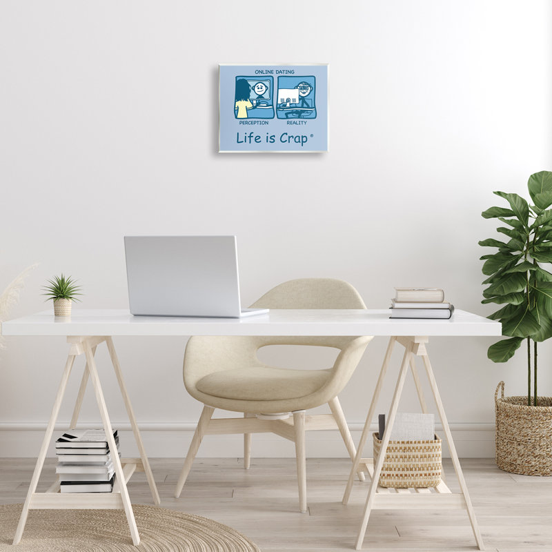 Perception and Reality Dating Wall Plaque Art by LIC