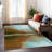 Machine Washable Indoor/Outdoor Lockway ACN2419 Abstract Rug-524318281