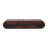 Solid Wood Wall-Mounted California Walnut Console Table, 2 Drawers, Brown