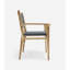 Chaise de salle à manger avec accoudoirs Chontales-127448534-127448535