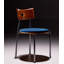 Chaise de dossier en acier inoxydable-763067697