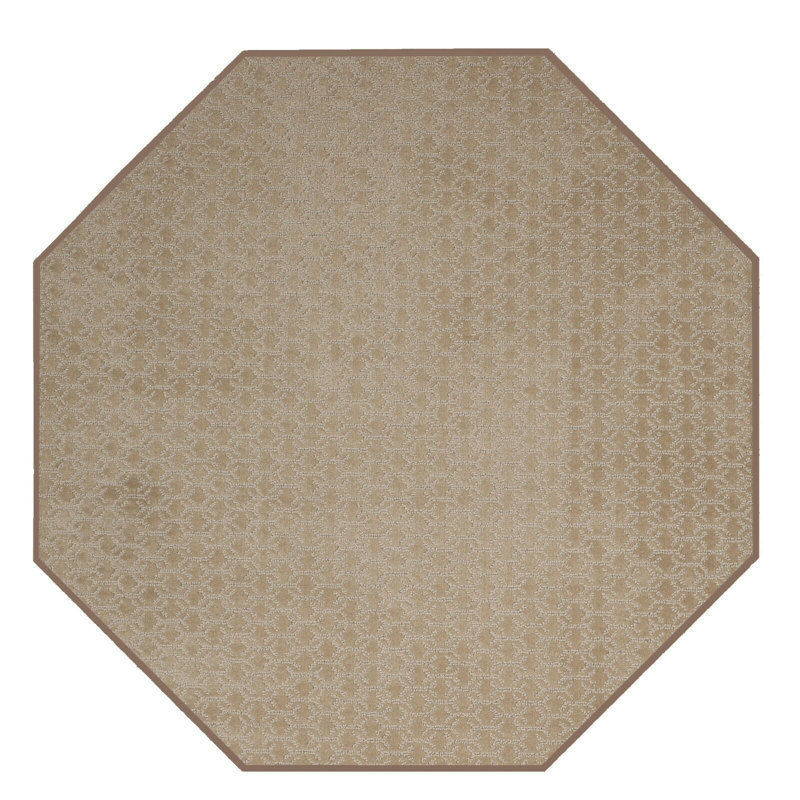 Tapis brun Farlend, Octogone 3 pi