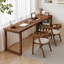 Bureau rectangulaire en bois massif noyer-108841195
