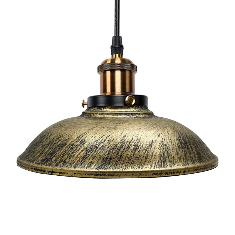 Grubbs 1 - Light Dome Pendant, Brushed Brass