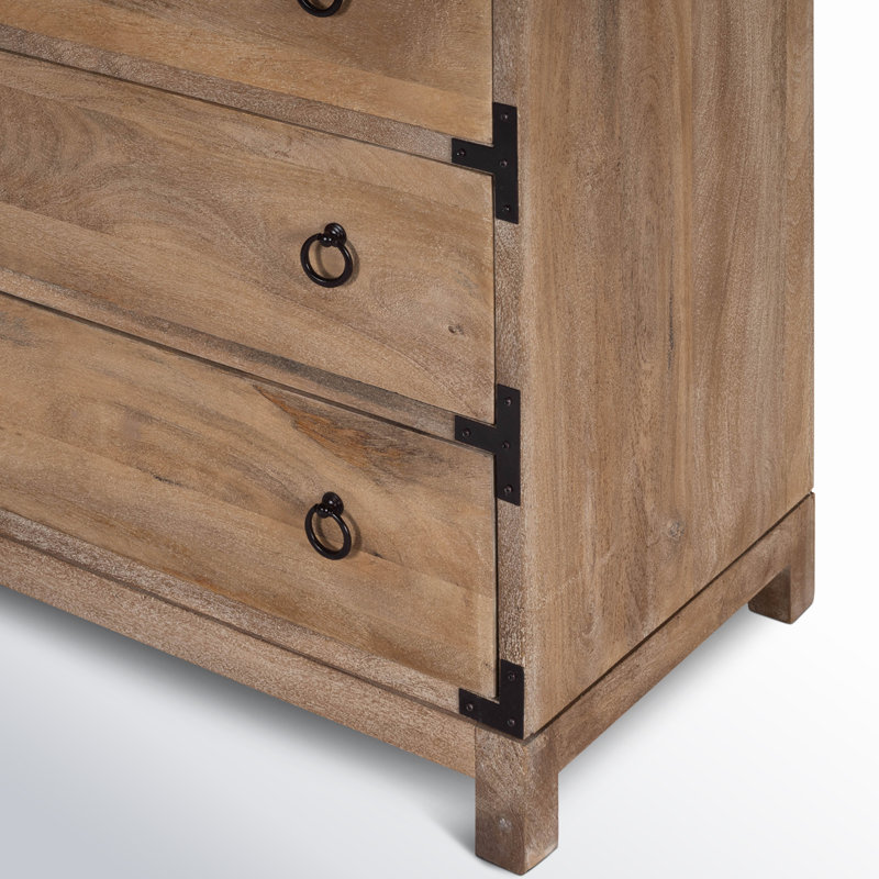 Radcliff 3 Drawer Accent Chest, Light Brown