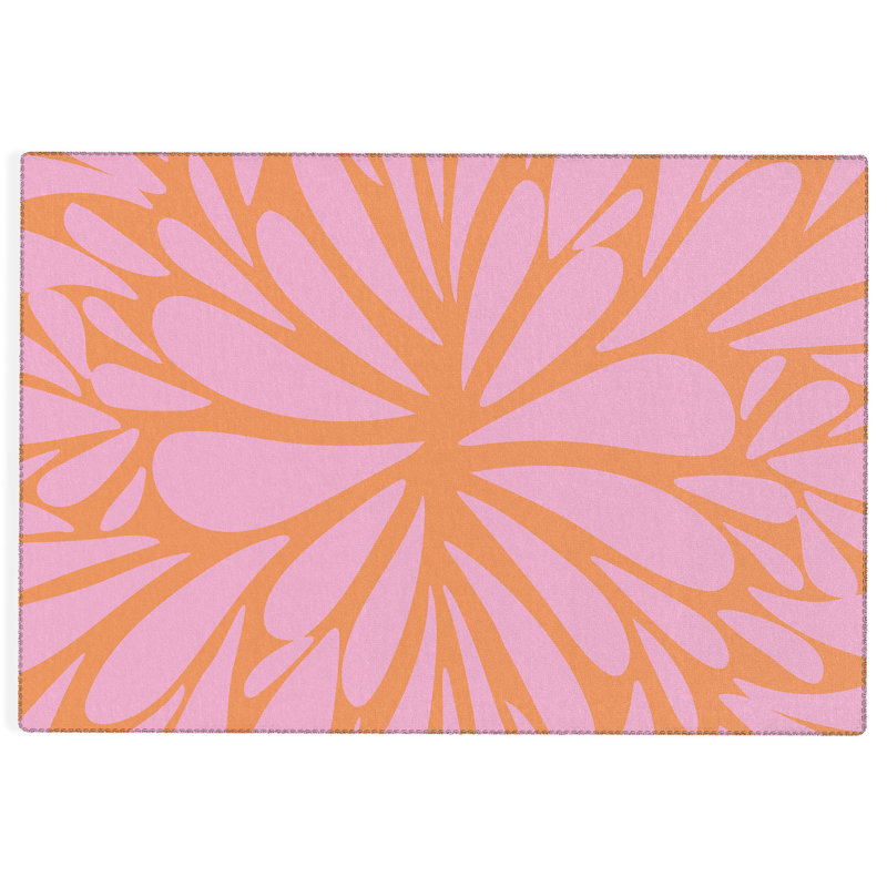 Tapis rectangulaire à envers antidérapant Maliyah, Rectangle 8 pi x 10 pi