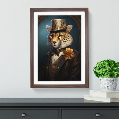 Cheetah Victorian No.2 Framed Print