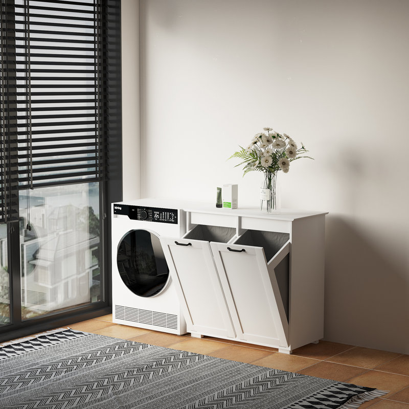 Laundry Cabinet with 2 Removable Inner Bags