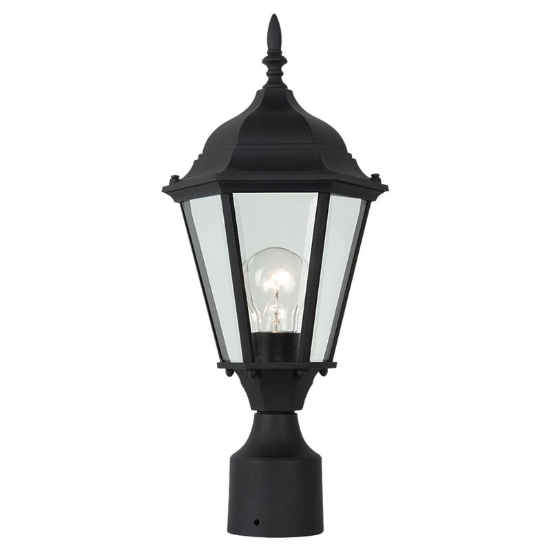 Lampadaire d'extérieur à une lumière Bakersville de Génération Éclairage , 100W moyen