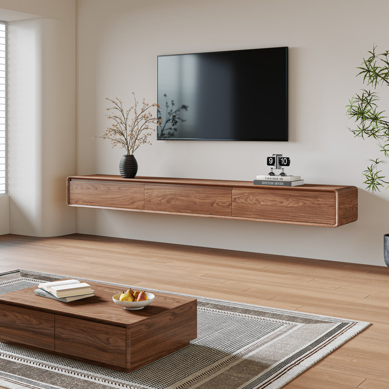 Modern Floating TV Stand Wall-Mounted with Storage