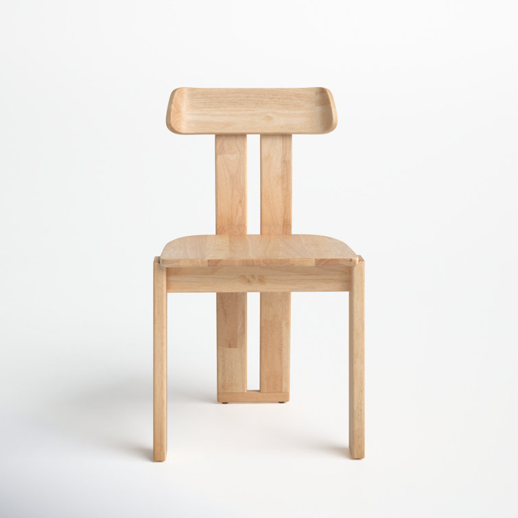 Jahmal Solid Wood Slat Back Side Chair.     