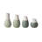 Pastel Two-Tone Mini Vases - Set of 4-1801548423