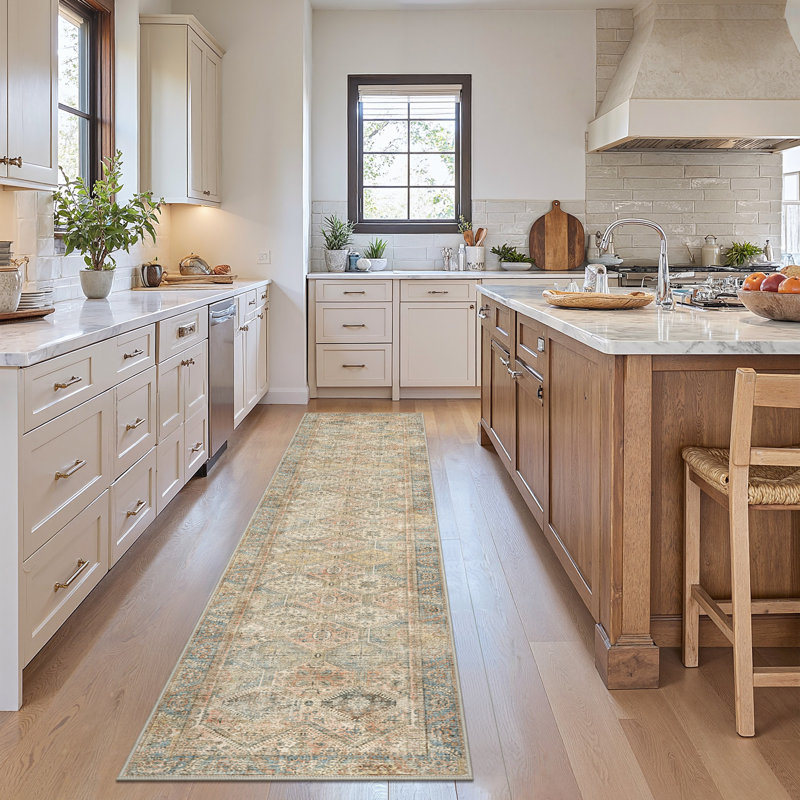 Performance Machine Washable Oriental Area Rugs, Runner 2' x 10'