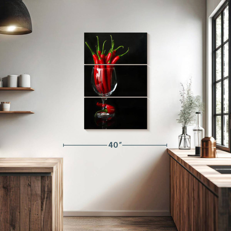 Piments rouges Yarlin, H 38 po x l 24 po