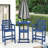 3 Piece Outdoor Adirondack Bar Chairs And Table-1265557292