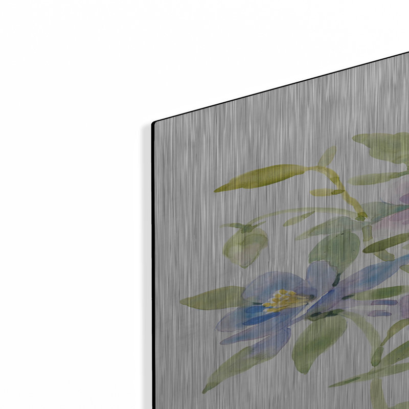 Art mural en métal «Columbine Spray II» par Tim O'Toole, H 36 po x l 24 po