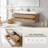 Beira 59.8 " W Free Standing Wall Mounted 2 Double Vanity Bathroom Vanity With Top-552420984-552420987