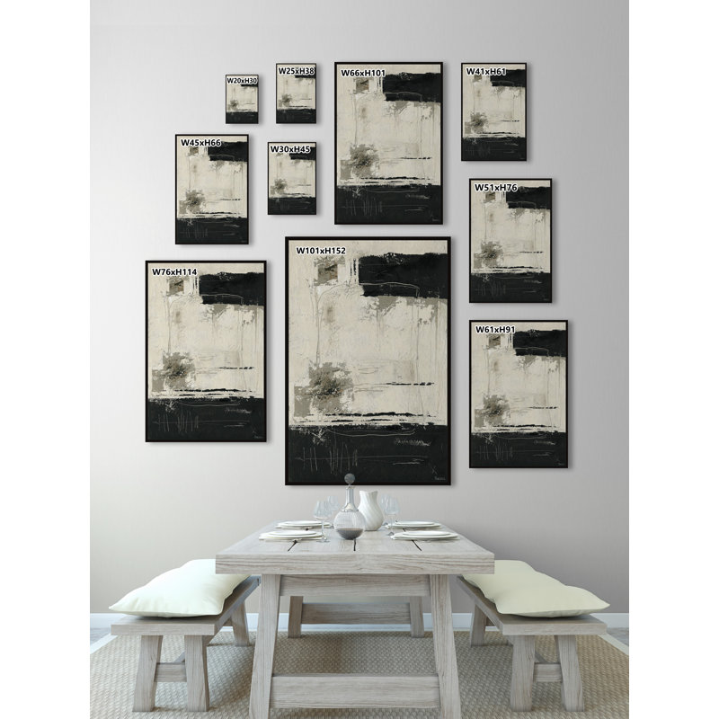 Sense Of Isolation by Parvez Taj - Floater Frame Painting on Canvas, 61cm H x 41cm W