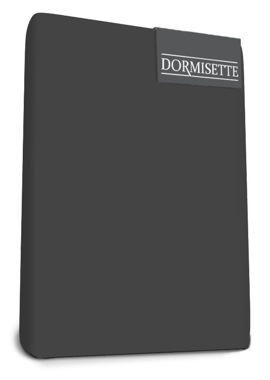 de Luxe Fitted Sheet, Anthracite, 140 x 220cm